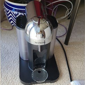 Nespresso Vertuo Espresso Machine in Chrome